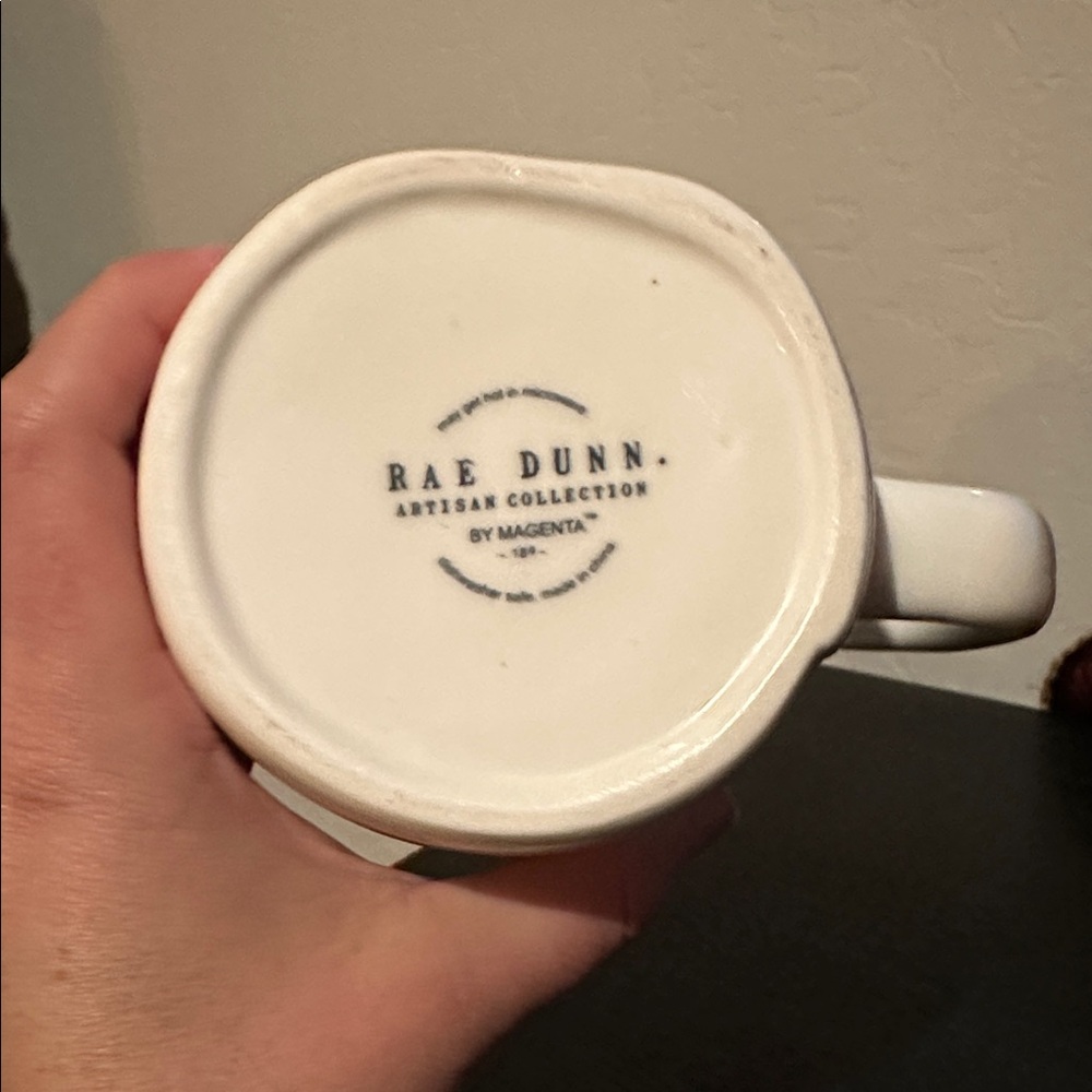 Rae Dunn White Ceramic 'MOM' Mug - Picture 4 of 4
